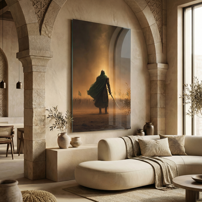 Saif Al-Haqq – The Warrior’s Oath Edition | Premium Glass Wall Art