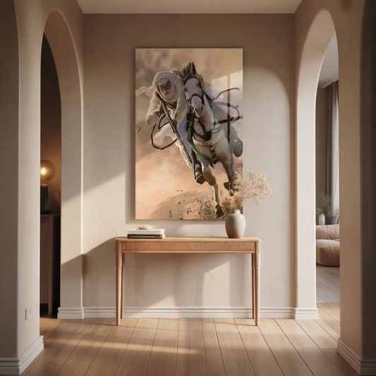 Sultan Al-Fajr – Dawn of Leadership Edition | Premium Glass Wall Art