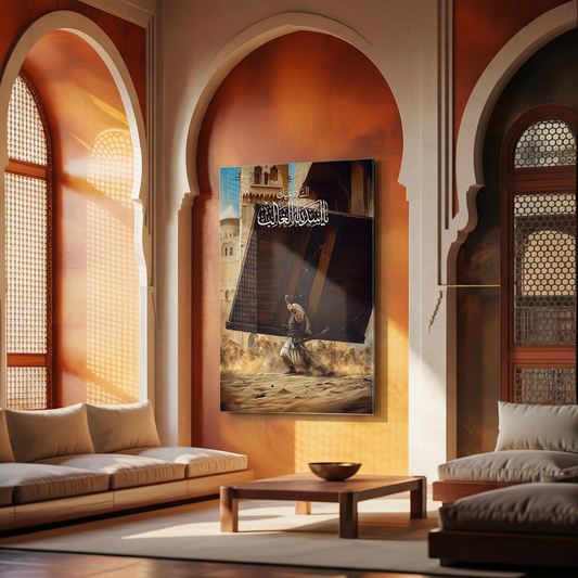 Asadullah – The Lion of Faith Edition | Premium Glass Wall Art