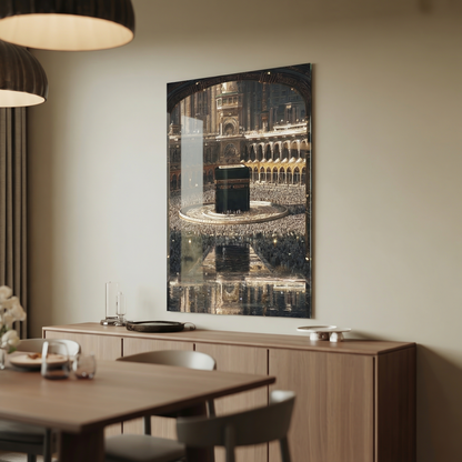 Makkah — Sacred Center | Premium Glass Wall Art
