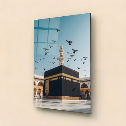 Makkah — Azure Serenity | Premium Glass Wall Art