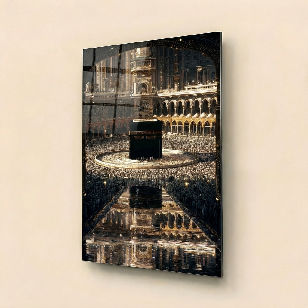 Makkah — Sacred Center | Premium Glass Wall Art