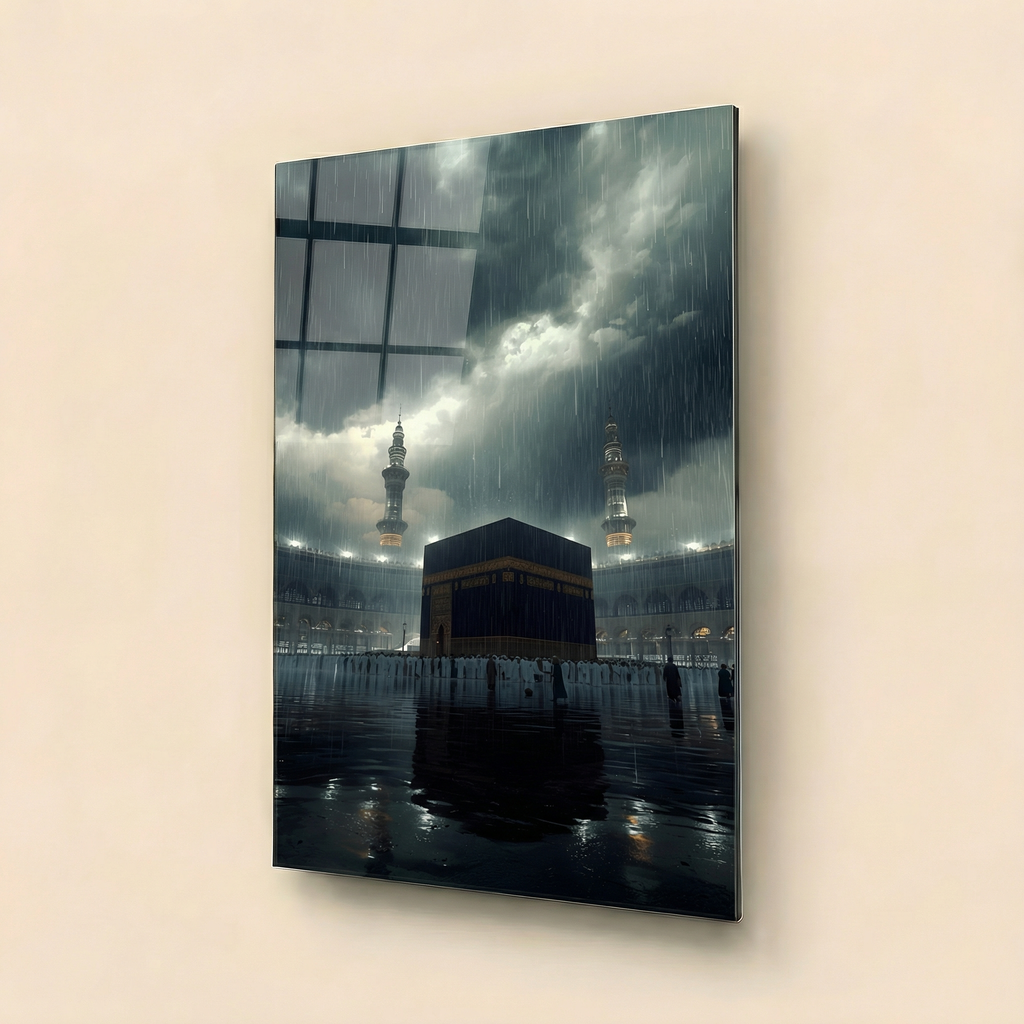 Makkah — Light Upon the Sacred | Premium Glass Wall Art